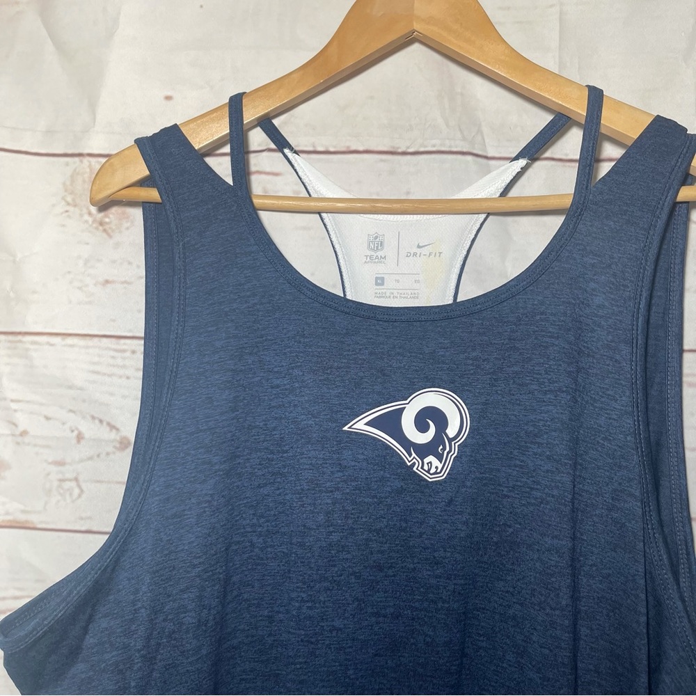 NWT $39.99 Nike • Racerback • Dri-Fit • X Large • Rams • NFL - Picture 3 of 13